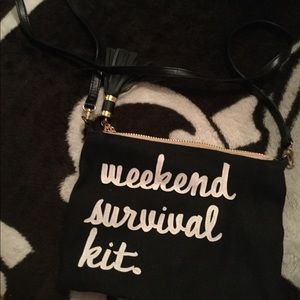 Black crossbody purse
